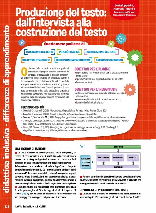 Produzione del testo: dall’intervista alla costruzione del testo | Giunti Scuola Produzione del testo: dall’intervista alla costruzione del testo | Giunti Scuola
