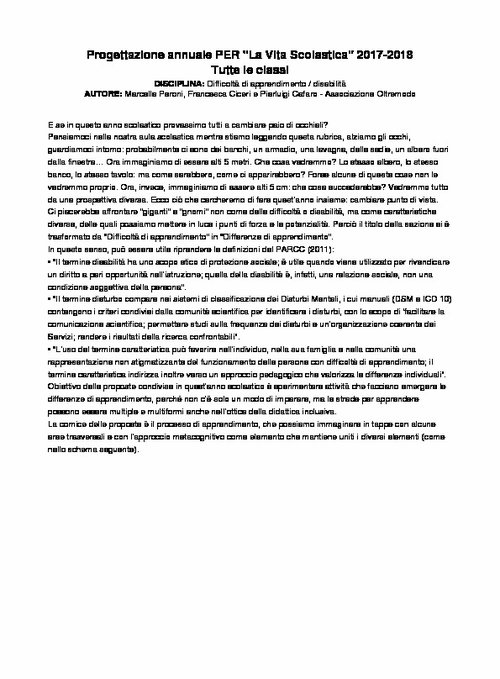Progettazione annuale: Differenze di apprendimento – Disabilità, tutte le classi (Doc) | Giunti Scuola Progettazione annuale: Differenze di apprendimento – Disabilità, tutte le classi (Doc) | Giunti Scuola