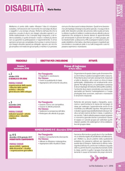 Progettazione annuale: Disabilità, tutte le classi (Pdf) | Giunti Scuola Progettazione annuale: Disabilità, tutte le classi (Pdf) | Giunti Scuola