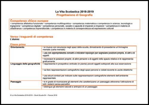 Progettazione annuale: Geografia (Doc) | Giunti Scuola Progettazione annuale: Geografia (Doc) | Giunti Scuola