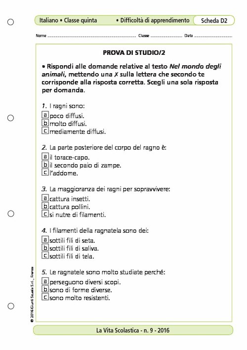 Prova di studio/2 | Giunti Scuola Prova di studio/2 | Giunti Scuola