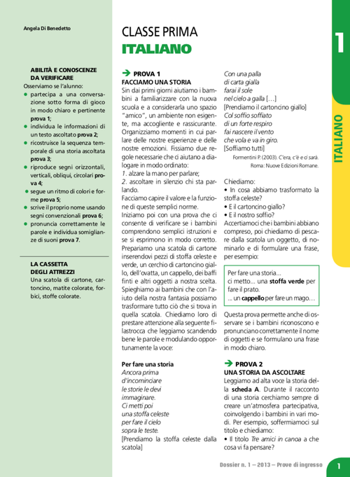 Prove di ingresso 2020-2021 - classe 1 | Giunti Scuola Prove di ingresso 2020-2021 - classe 1 | Giunti Scuola