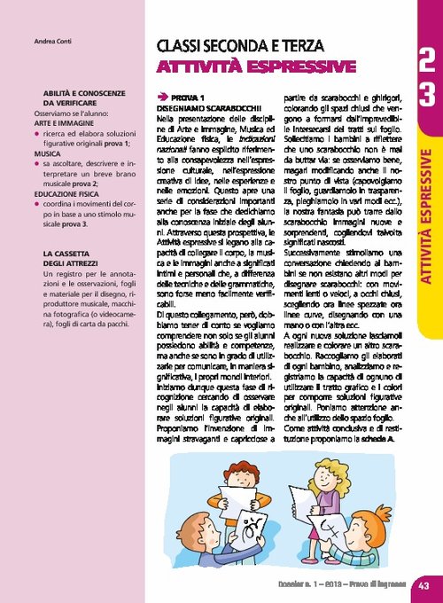 Prove di ingresso: Attività espressive, classi 2-3 | Giunti Scuola Prove di ingresso: Attività espressive, classi 2-3 | Giunti Scuola