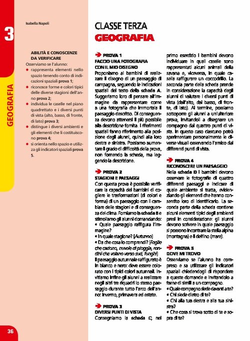 Prove di ingresso: Geografia, classe 3 | Giunti Scuola Prove di ingresso: Geografia, classe 3 | Giunti Scuola