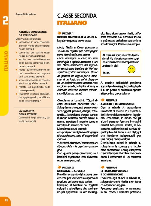 Prove di ingresso: Italiano, classe 2 | Giunti Scuola Prove di ingresso: Italiano, classe 2 | Giunti Scuola