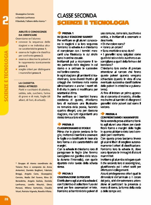 Prove di ingresso: Scienze e Tecnologia, classe 2 | Giunti Scuola Prove di ingresso: Scienze e Tecnologia, classe 2 | Giunti Scuola