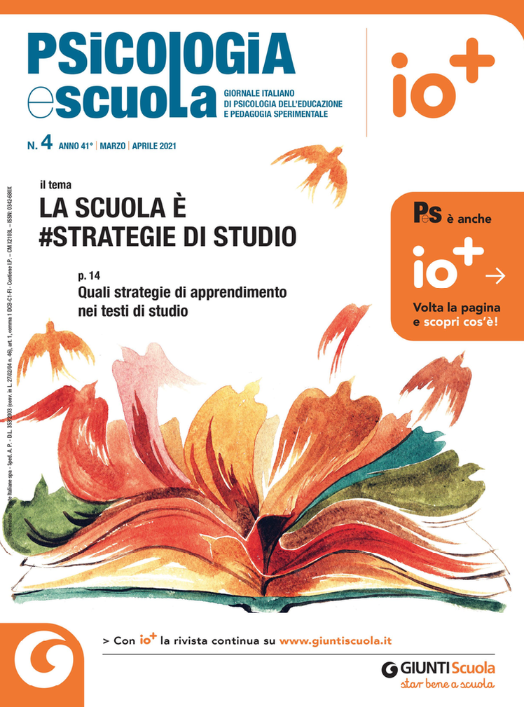 Psicologia e scuola di Marzo-Aprile: la scuola è #intelligenza | Giunti Scuola Psicologia e scuola di Marzo-Aprile: la scuola è #intelligenza | Giunti Scuola