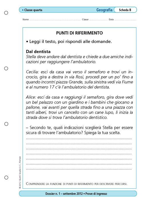 Punti di riferimento | Giunti Scuola