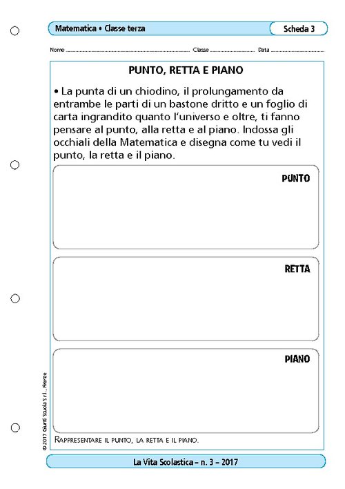 Punto, retta e piano | Giunti Scuola Punto, retta e piano | Giunti Scuola