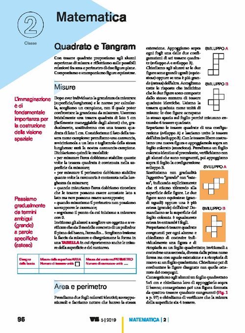 Quadrato e Tangram | Giunti Scuola Quadrato e Tangram | Giunti Scuola