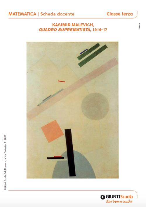 Quadro suprematista (Kasimir Malevich) | Giunti Scuola Quadro suprematista (Kasimir Malevich) | Giunti Scuola