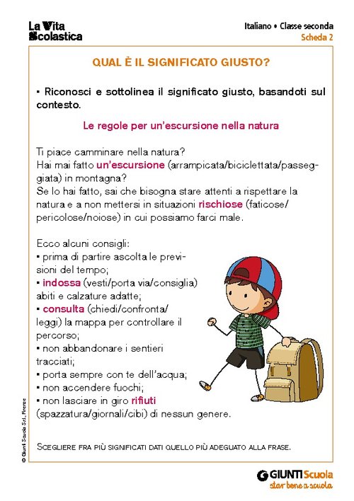 Qual è il significato giusto? | Giunti Scuola Qual è il significato giusto? | Giunti Scuola