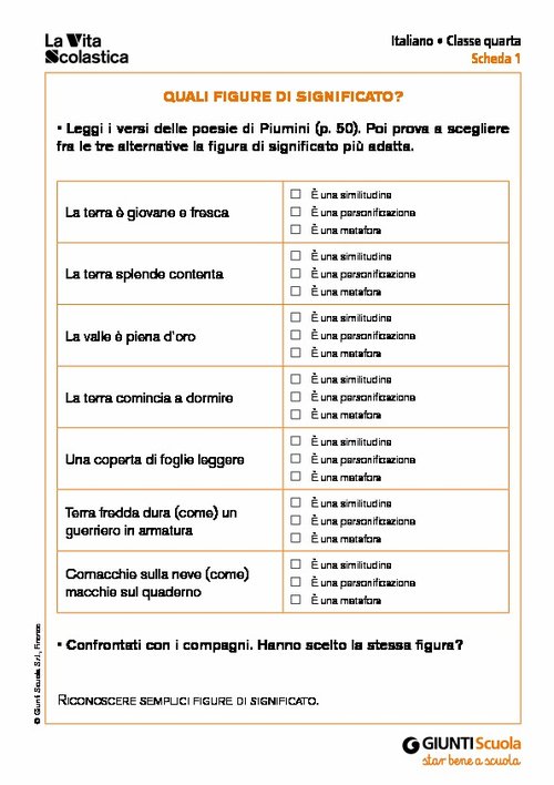 Quali figure di significato? | Giunti Scuola Quali figure di significato? | Giunti Scuola