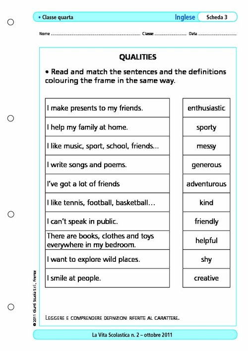 Qualities | Giunti Scuola Qualities | Giunti Scuola