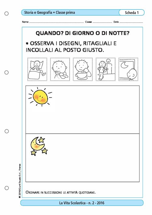 Quando? Di giorno o di notte? | Giunti Scuola Quando? Di giorno o di notte? | Giunti Scuola