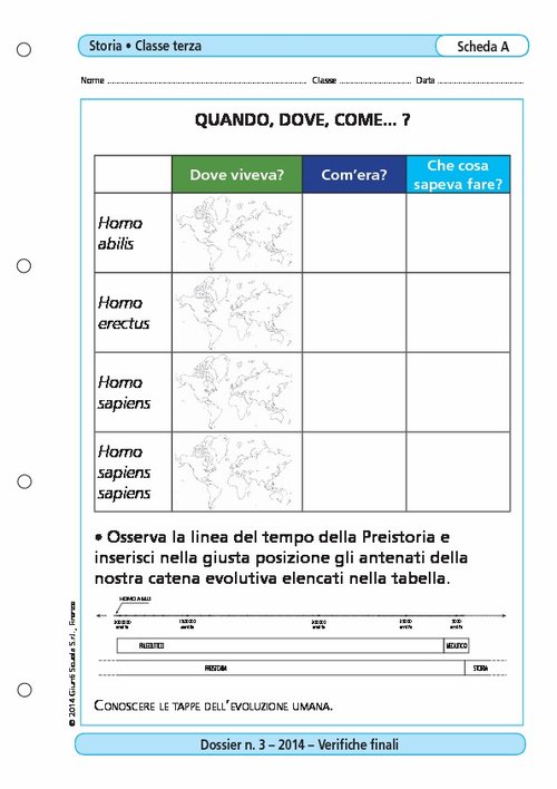 Quando, dove, come...? | Giunti Scuola Quando, dove, come...? | Giunti Scuola