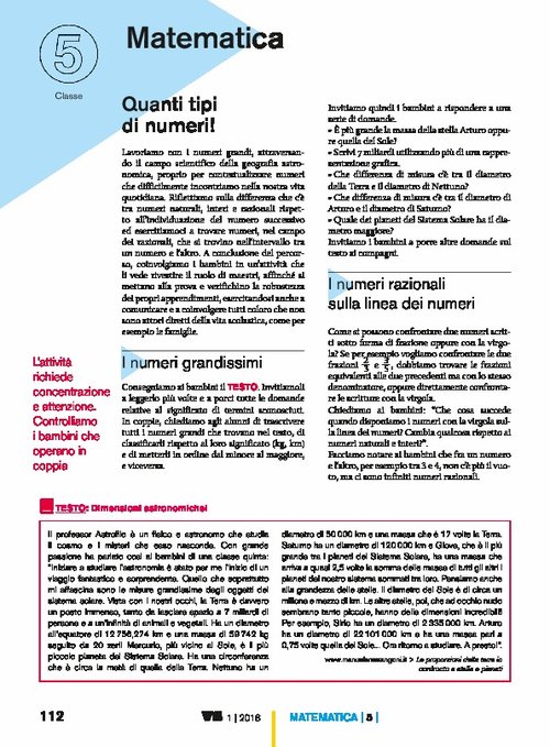 Quanti tipi di numeri! | Giunti Scuola Quanti tipi di numeri! | Giunti Scuola
