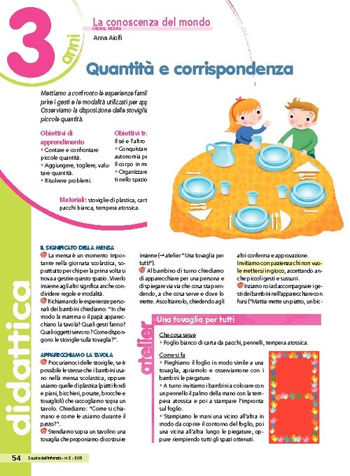 Quantità e corrispondenza | Giunti Scuola
