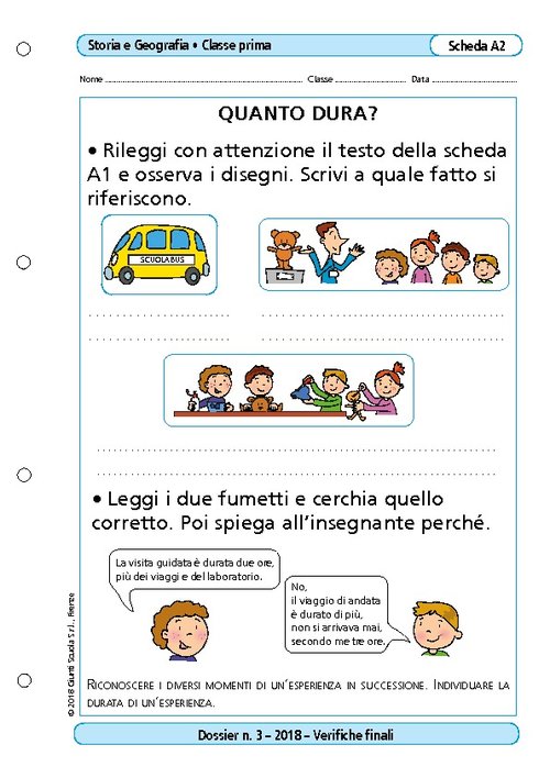 Quanto dura? | Giunti Scuola Quanto dura? | Giunti Scuola