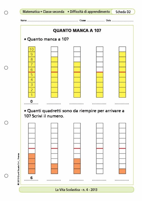 Quanto manca a 10? | Giunti Scuola Quanto manca a 10? | Giunti Scuola