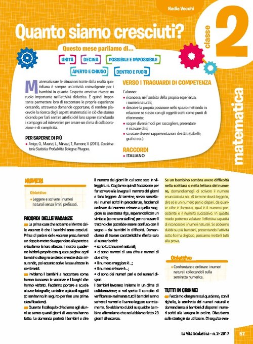 Quanto siamo cresciuti? | Giunti Scuola Quanto siamo cresciuti? | Giunti Scuola