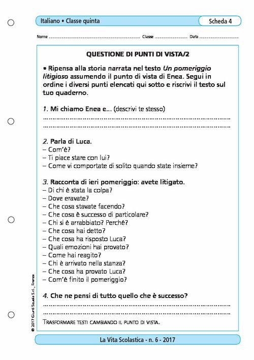 Questione di punti di vista/2 | Giunti Scuola