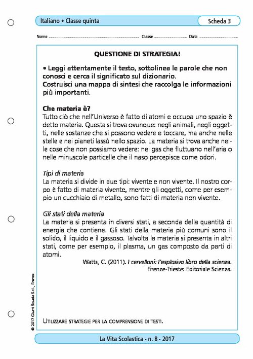 Questione di strategia! | Giunti Scuola Questione di strategia! | Giunti Scuola