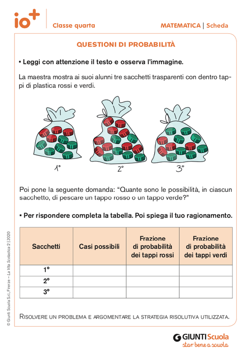 Questioni di probabilità | Giunti Scuola Questioni di probabilità | Giunti Scuola