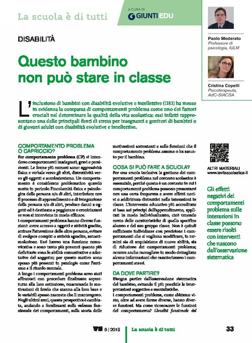 Questo bambino non può stare in classe | Giunti Scuola Questo bambino non può stare in classe | Giunti Scuola
