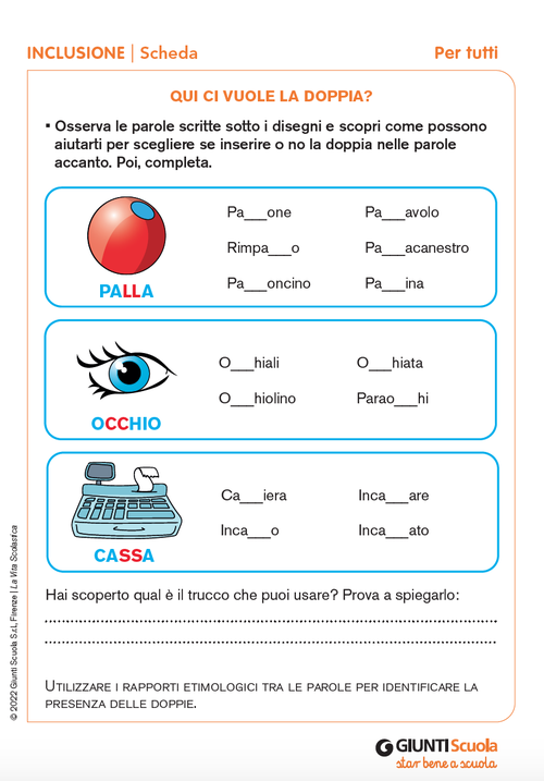 Qui ci vuole la doppia? | Giunti Scuola