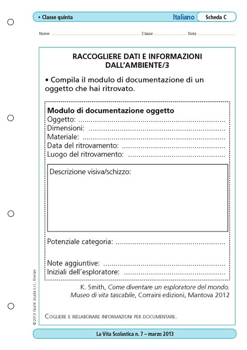 Raccogliere dati e informazioni dall'ambiente/3 | Giunti Scuola Raccogliere dati e informazioni dall'ambiente/3 | Giunti Scuola