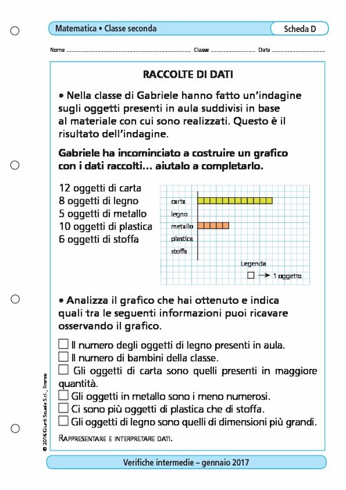 Raccolte di dati | Giunti Scuola Raccolte di dati | Giunti Scuola