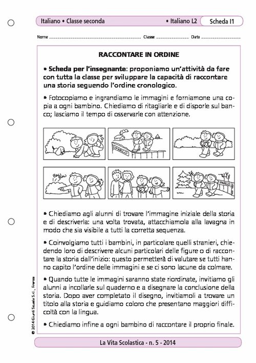 Raccontare in ordine | Giunti Scuola Raccontare in ordine | Giunti Scuola