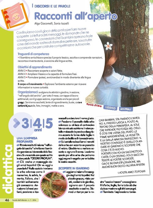 Racconti all'aperto | Giunti Scuola Racconti all'aperto | Giunti Scuola
