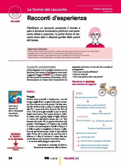 Racconti d'esperienza | Giunti Scuola Racconti d'esperienza | Giunti Scuola