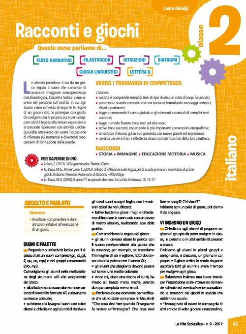 Racconti e giochi | Giunti Scuola Racconti e giochi | Giunti Scuola
