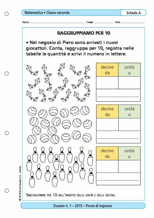 Raggruppiamo per 10 | Giunti Scuola Raggruppiamo per 10 | Giunti Scuola