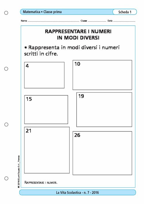Rappresentare i numeri in modi diversi | Giunti Scuola Rappresentare i numeri in modi diversi | Giunti Scuola