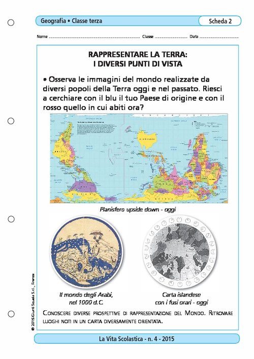Rappresentare la Terra: i diversi punti di vista | Giunti Scuola Rappresentare la Terra: i diversi punti di vista | Giunti Scuola