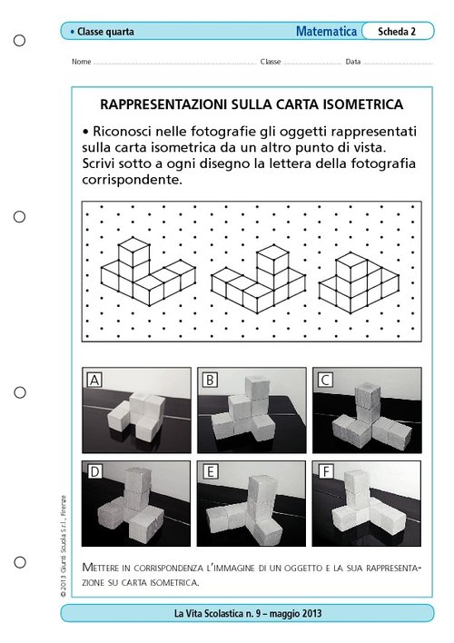 Rappresentazioni sulla carta isometrica | Giunti Scuola