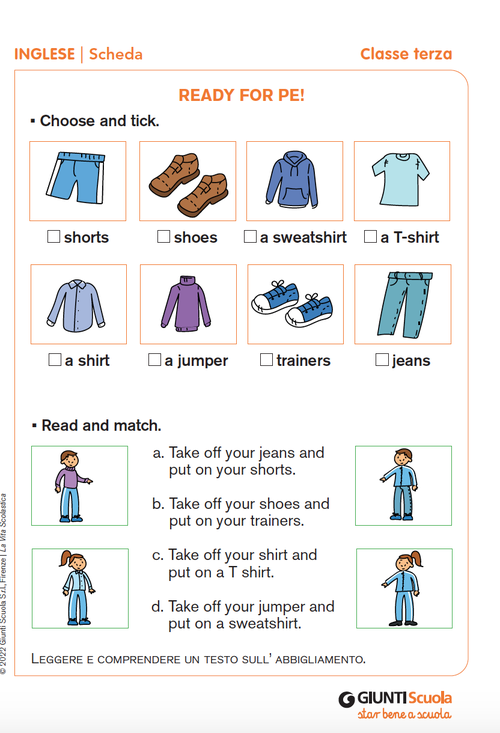 Ready for PE! | Giunti Scuola Ready for PE! | Giunti Scuola