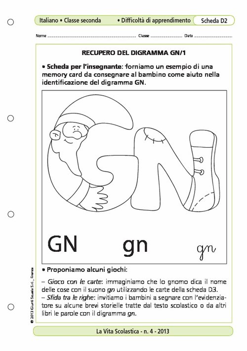 Recupero del digramma GN/1 | Giunti Scuola