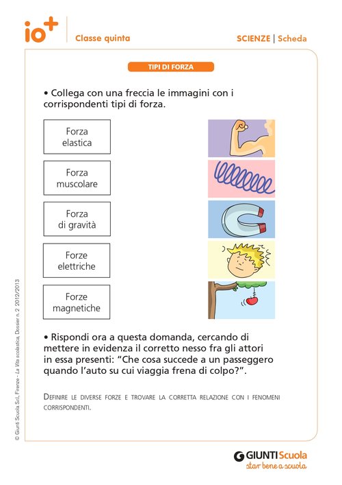Recupero e Ripasso 5B - Scienze | Giunti Scuola