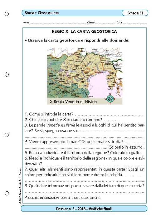 Regio X: la carta geostorica | Giunti Scuola