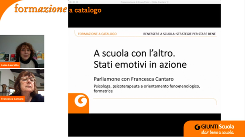 Registrazione | A scuola con l'altro: stati emotivi in azione | Giunti Scuola Registrazione | A scuola con l'altro: stati emotivi in azione | Giunti Scuola