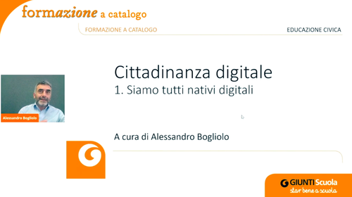 Registrazione | Cittadinanza digitale: siamo tutti nativi digitali | Giunti Scuola