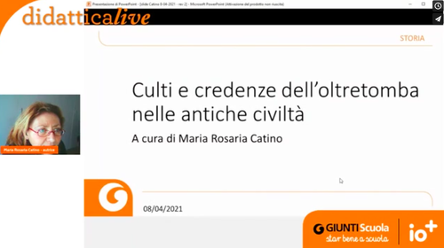 Registrazione | Culti e credenze dell'oltretomba nelle antiche civiltà | Giunti Scuola Registrazione | Culti e credenze dell'oltretomba nelle antiche civiltà | Giunti Scuola
