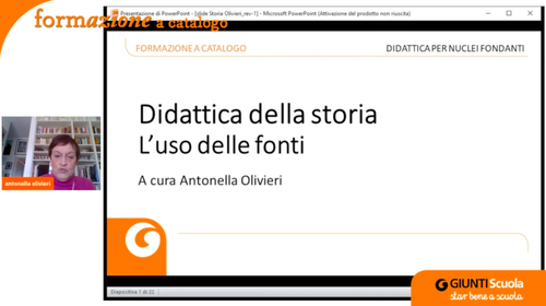 Registrazione | Didattica della storia: l'uso delle fonti | Giunti Scuola Registrazione | Didattica della storia: l'uso delle fonti | Giunti Scuola