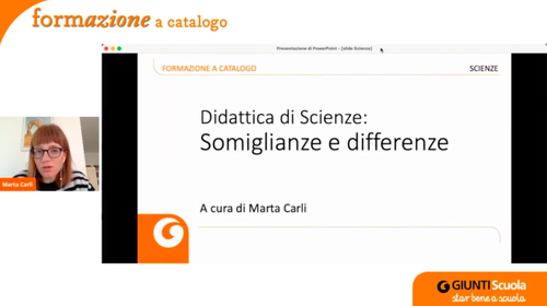 Registrazione | Didattica di scienze: somiglianze e differenze | Giunti Scuola Registrazione | Didattica di scienze: somiglianze e differenze | Giunti Scuola