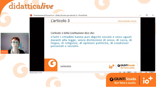 Registrazione | Diritti e doveri: articolo 3 della Costituzione | Giunti Scuola Registrazione | Diritti e doveri: articolo 3 della Costituzione | Giunti Scuola